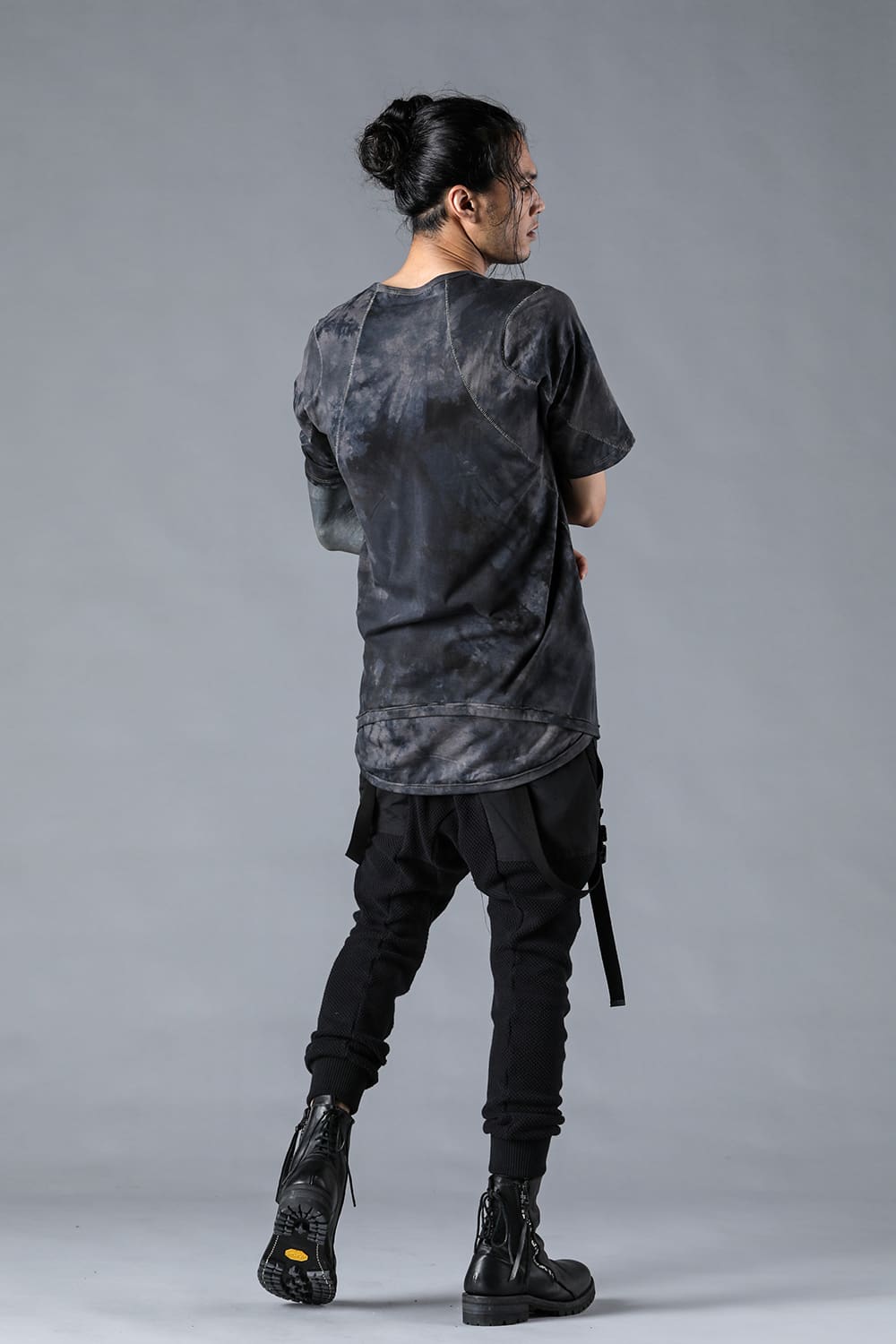 ムラ染め30/-ソフトコットンジャージーTシャツ