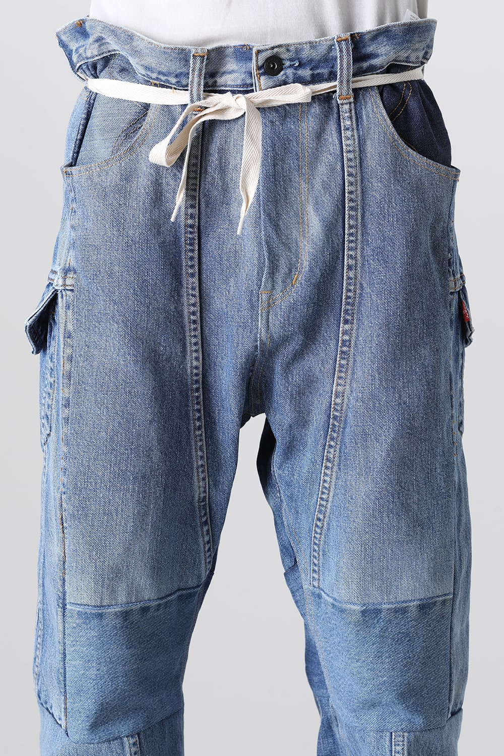 Denim Cargo Pants - L2