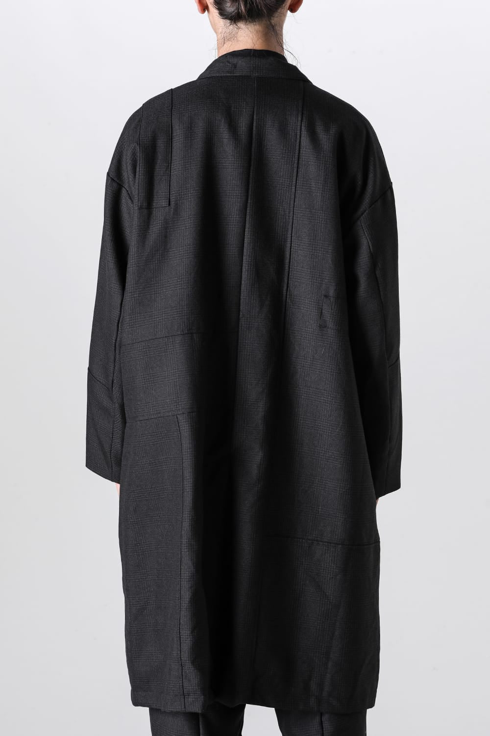 パッチワーク リラックス フィット コート グレン チェック FIGS