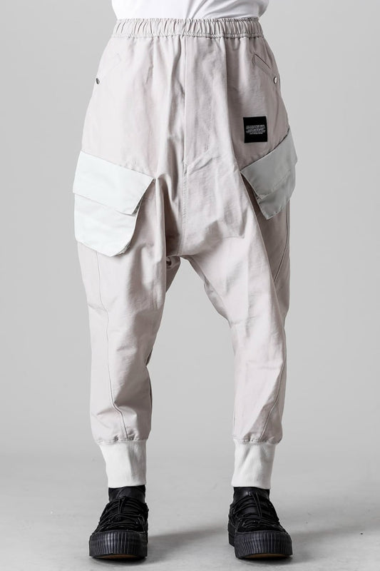 Cotton Sweat Sarrouel Pants Light Gray