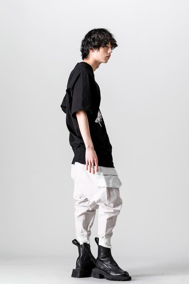 Cotton Sweat Sarrouel Pants Light Gray