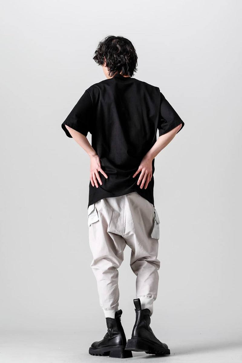 Cotton Sweat Sarrouel Pants Light Gray