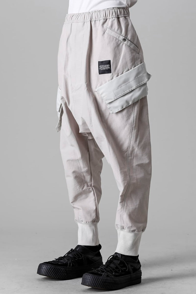 Cotton Sweat Sarrouel Pants Light Gray