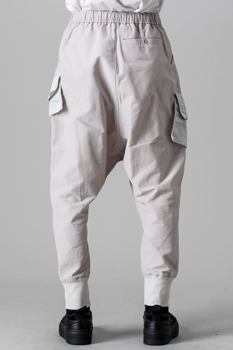 Cotton Sweat Sarrouel Pants Light Gray