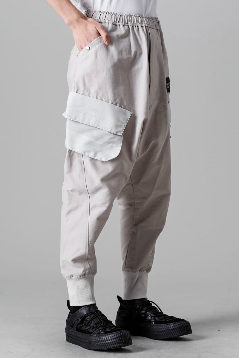 Cotton Sweat Sarrouel Pants Light Gray