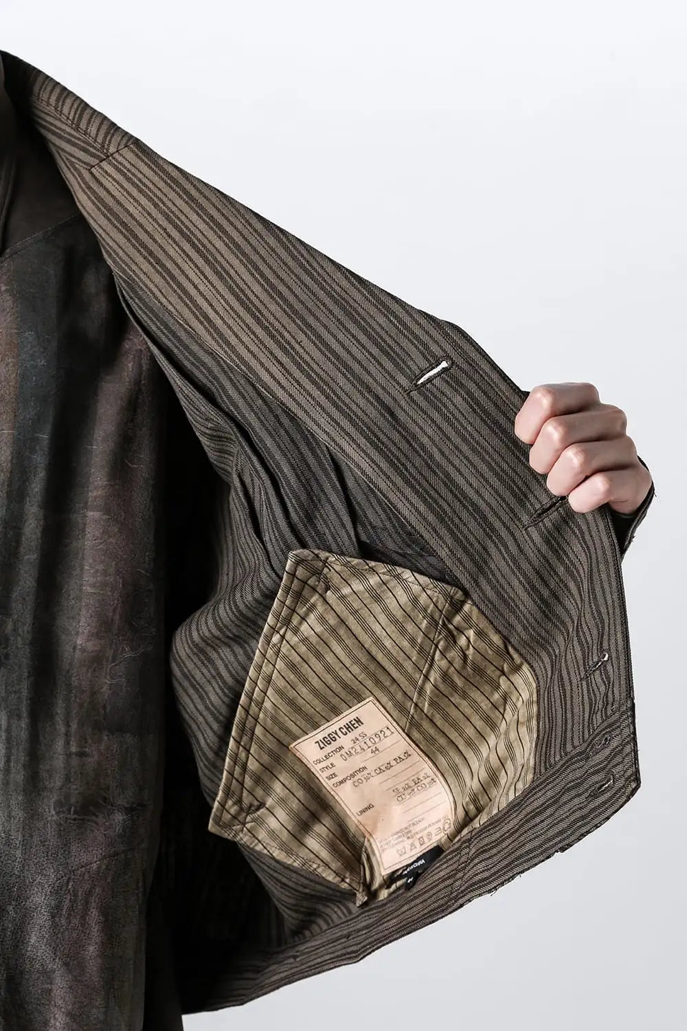 Cropped Winkle Pleats Jacket