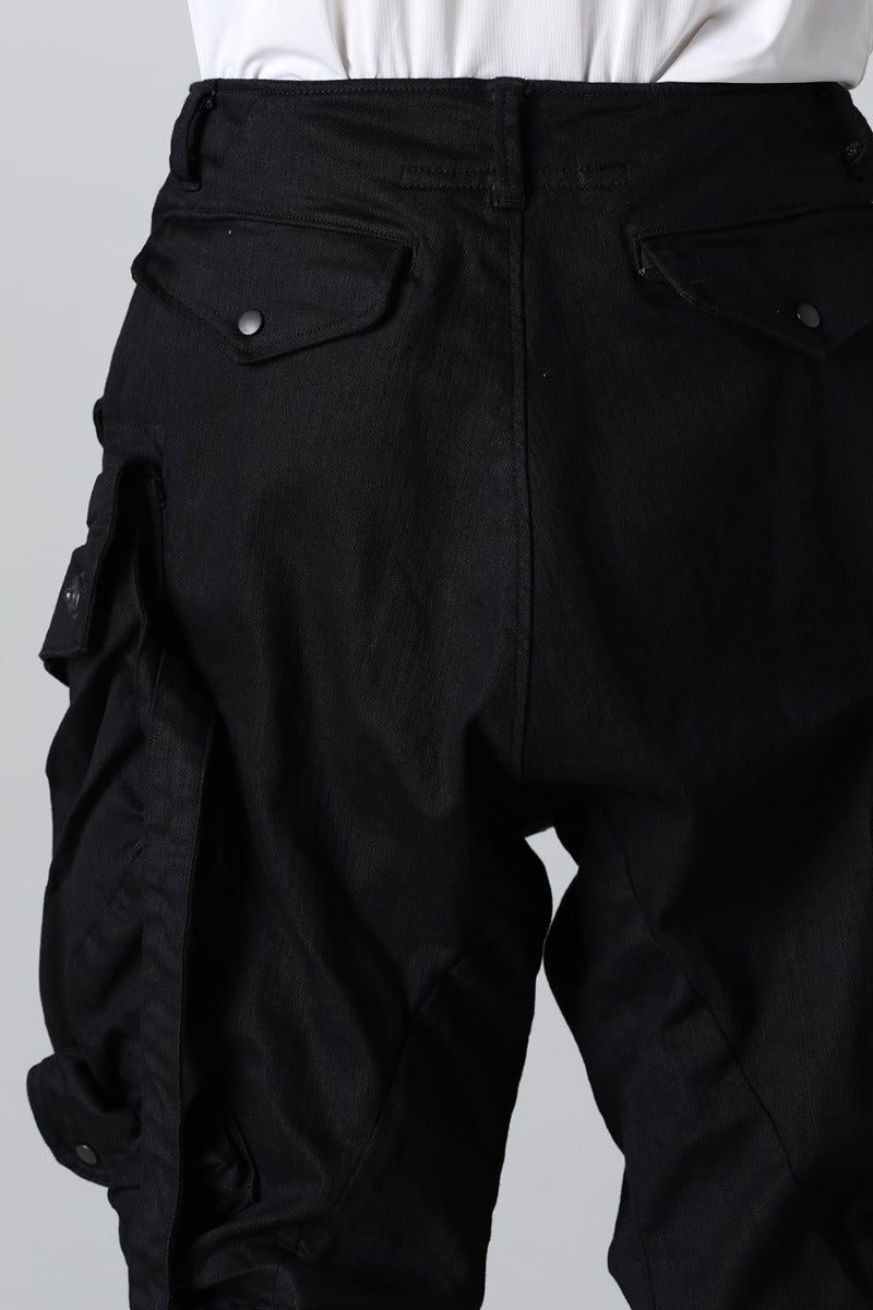 The R Limited 10.5oz Stretch Denim Gas Mask Cargo Pants