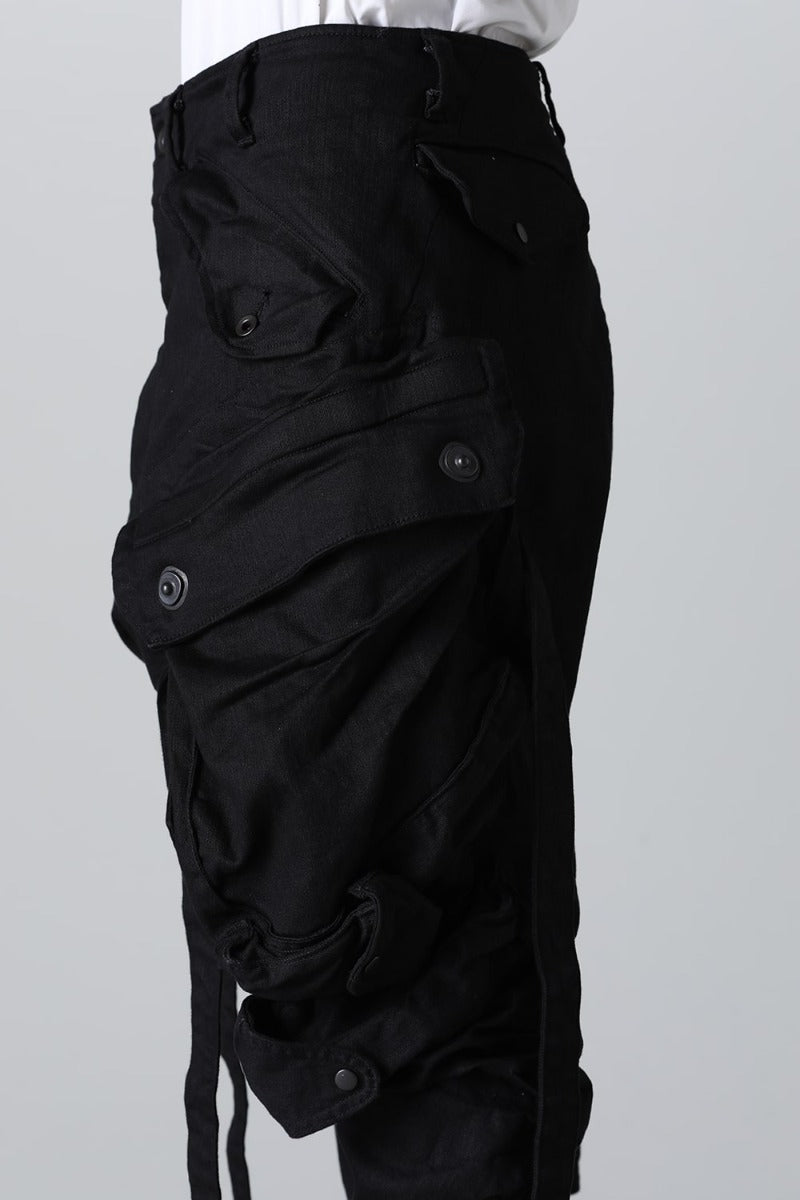 The R Limited 10.5oz Stretch Denim Gas Mask Cargo Pants