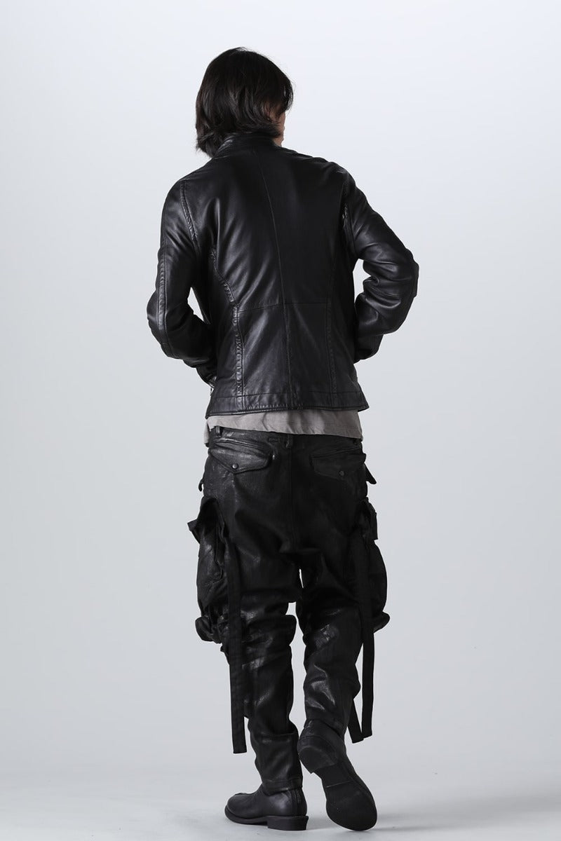 The R Limited 10.5oz Stretch Denim Gas Mask Coating Cargo Pants