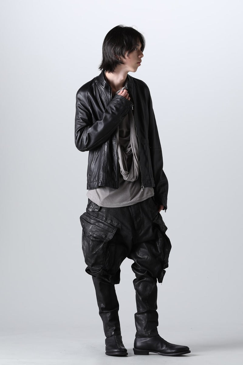 The R Limited 10.5oz Stretch Denim Gas Mask Coating Cargo Pants