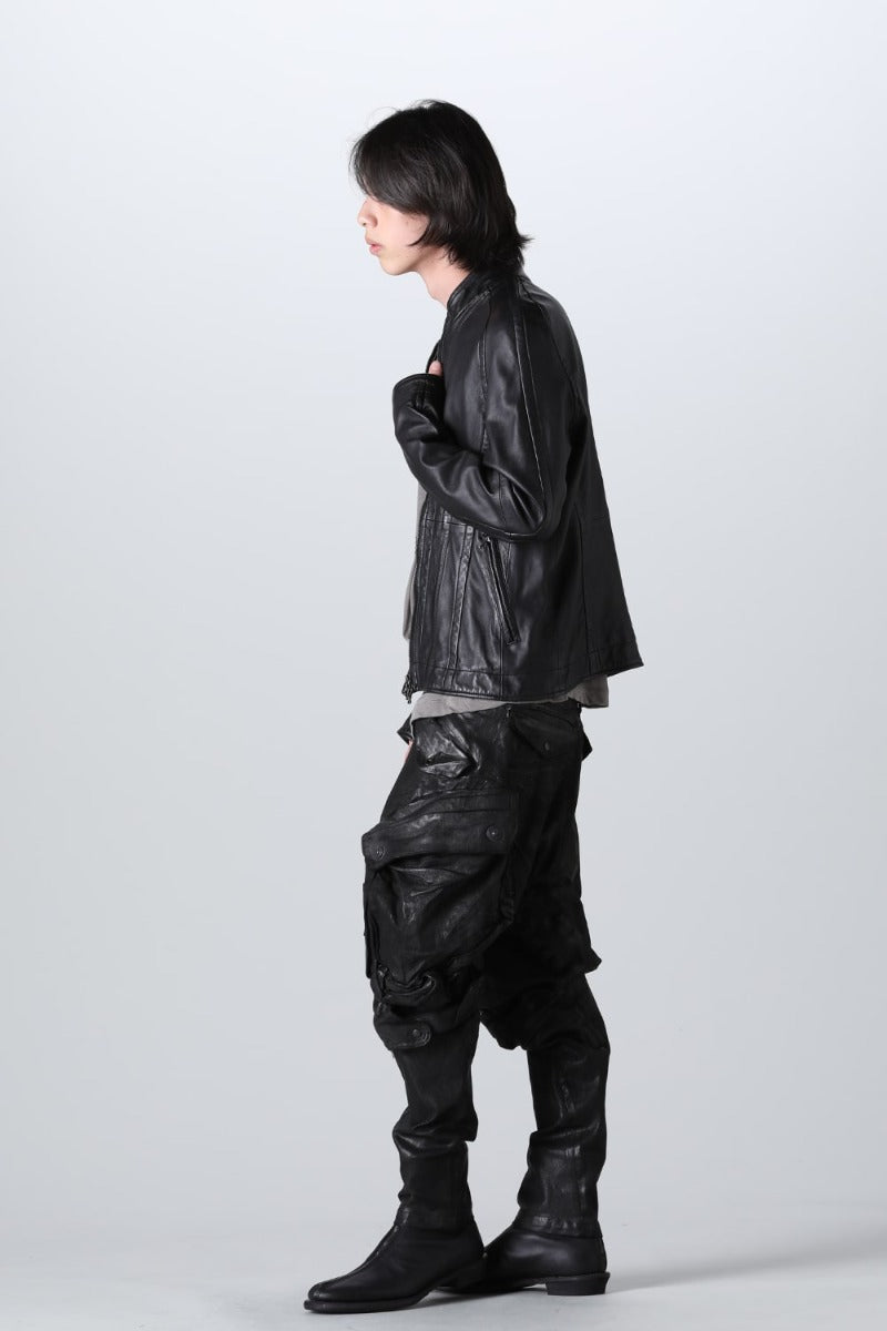 The R Limited 10.5oz Stretch Denim Gas Mask Coating Cargo Pants