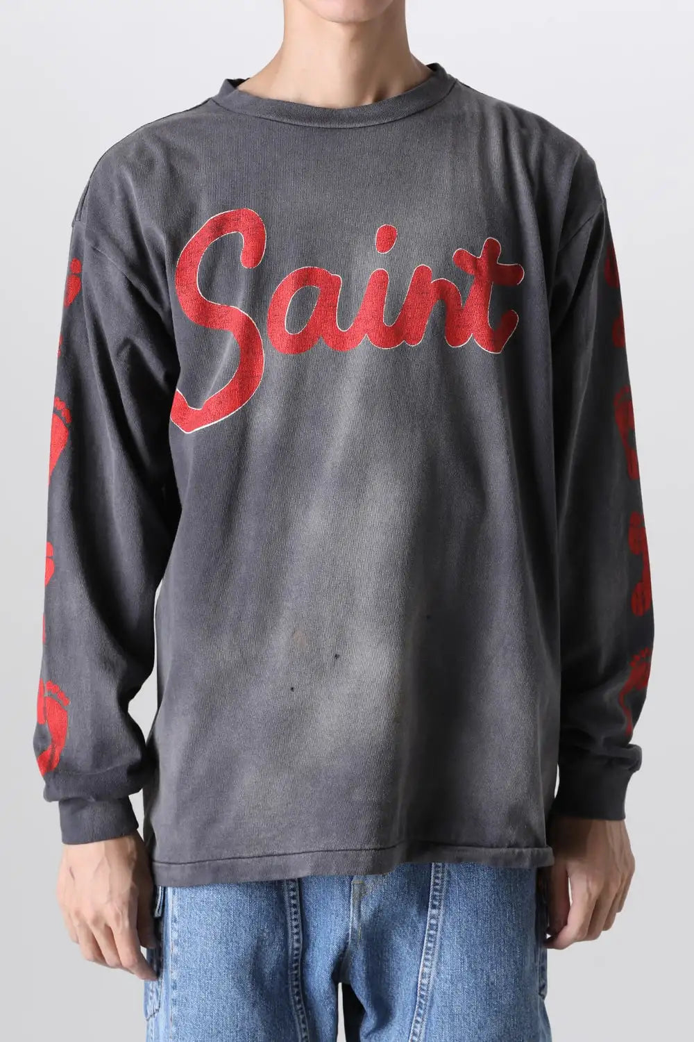 FOOT PRINT Long sleeve T-shirt