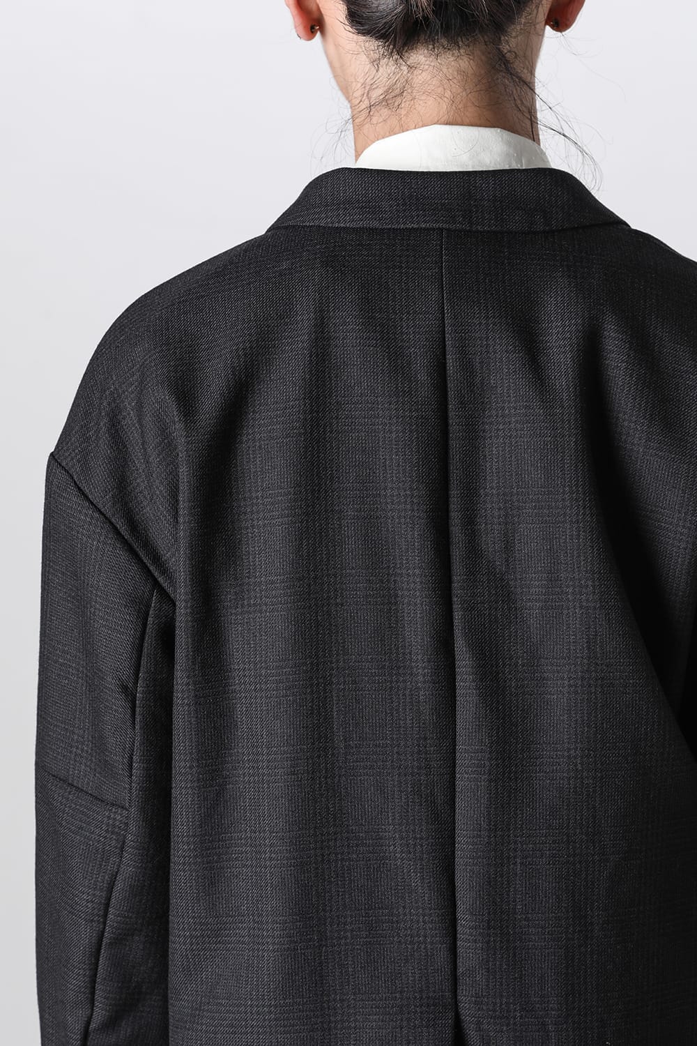 Patch Worked Relax Fit 2B Blazer Glen Check HERBIE