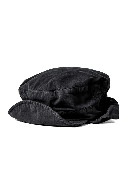 Dry Cotton Overdye Cap  Black