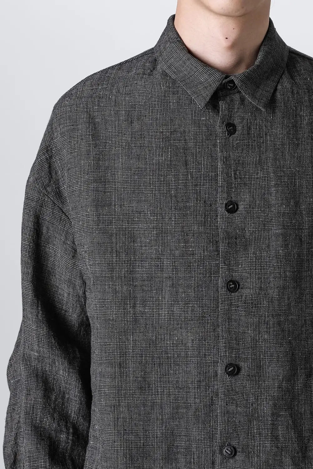 ジャケット リネン グレンチェック