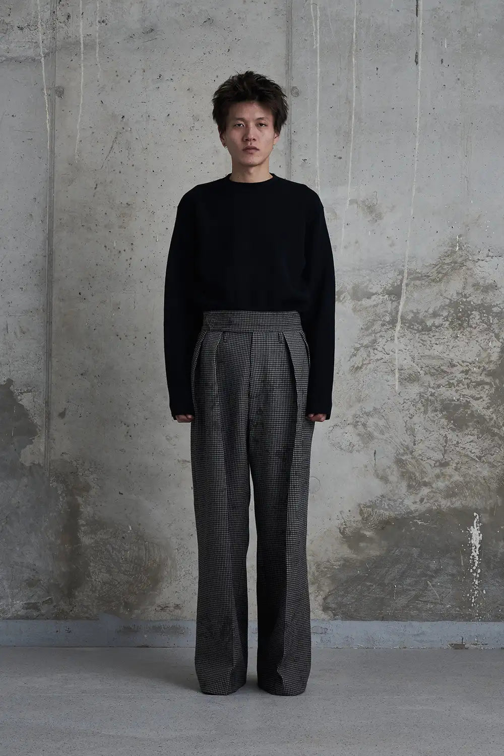 ライヒ プリーテッド トラウザーズ