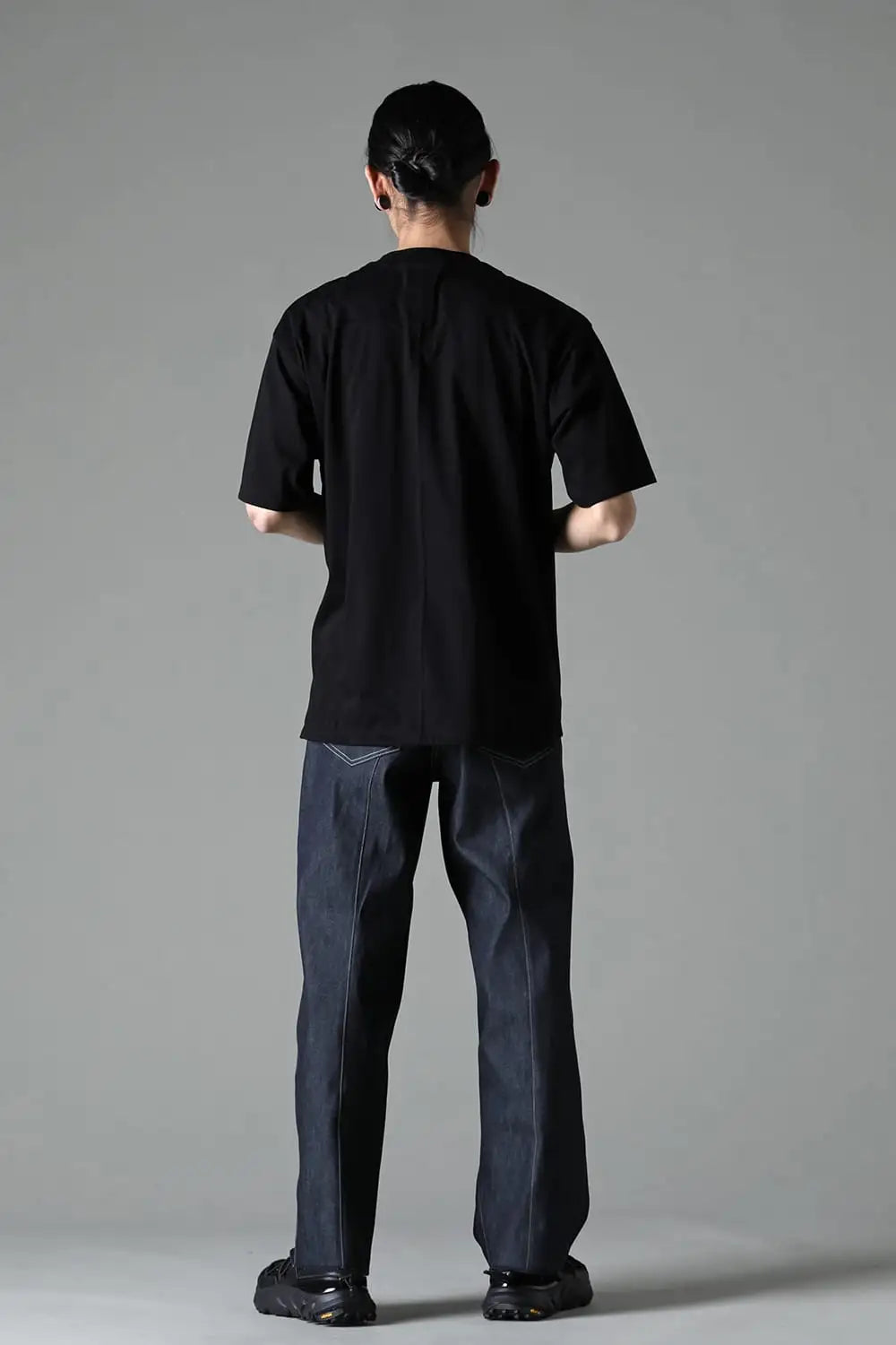 Cotton Jersey Pocket T-shirt  Black