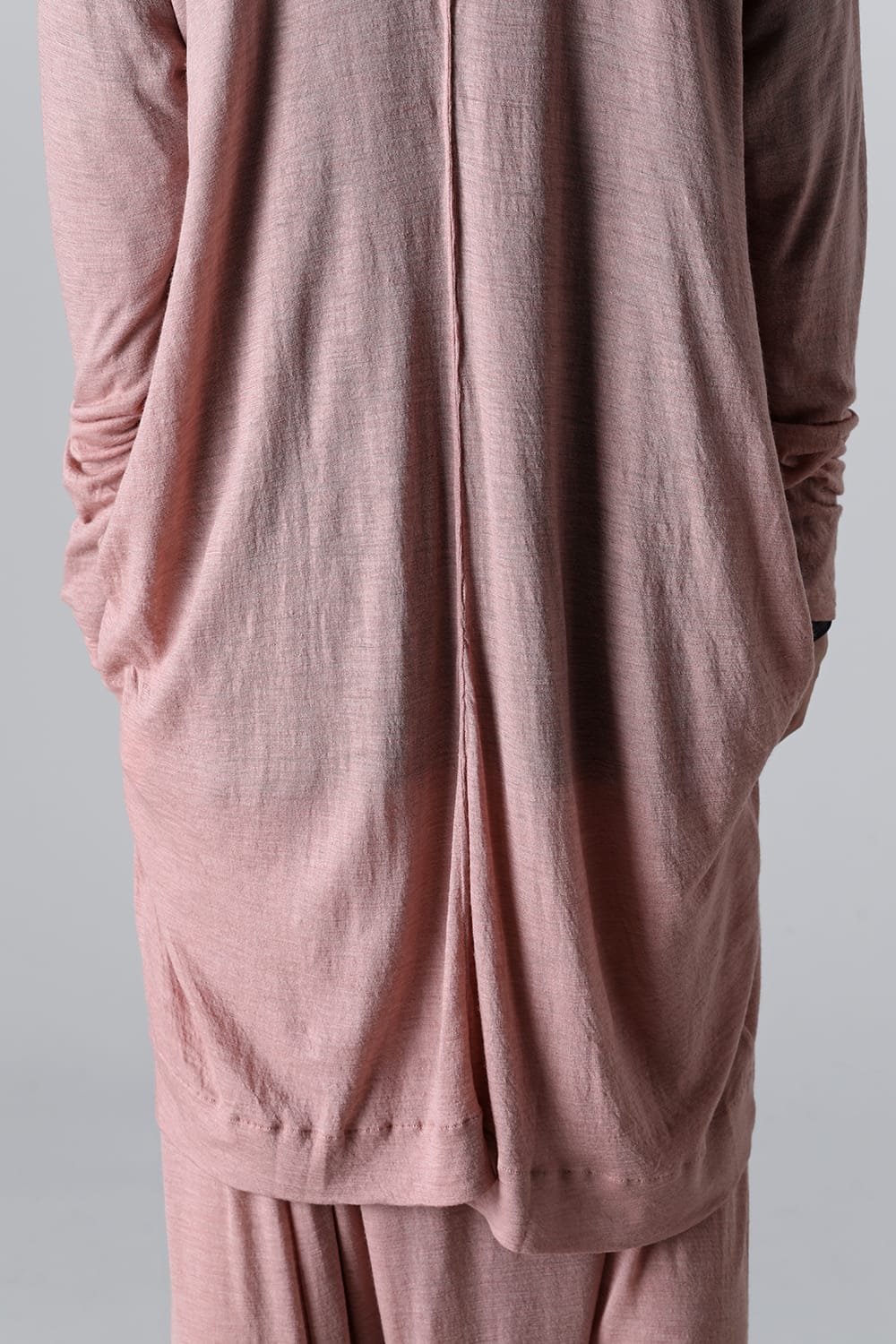 ドレープ ロングカーディガン Pink