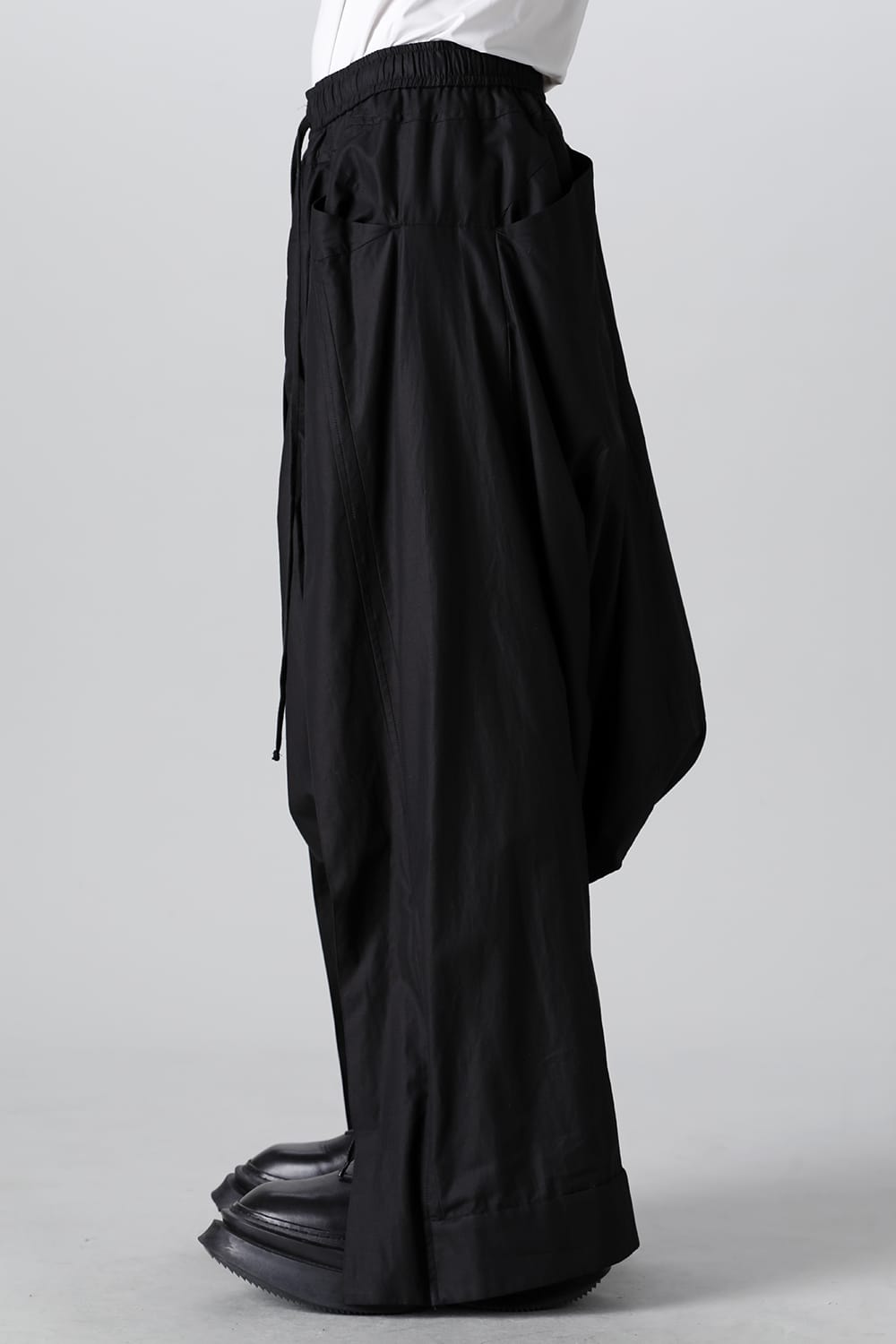 Viscose/Cotton Cinz Cloth Wide Sarrouel Pants