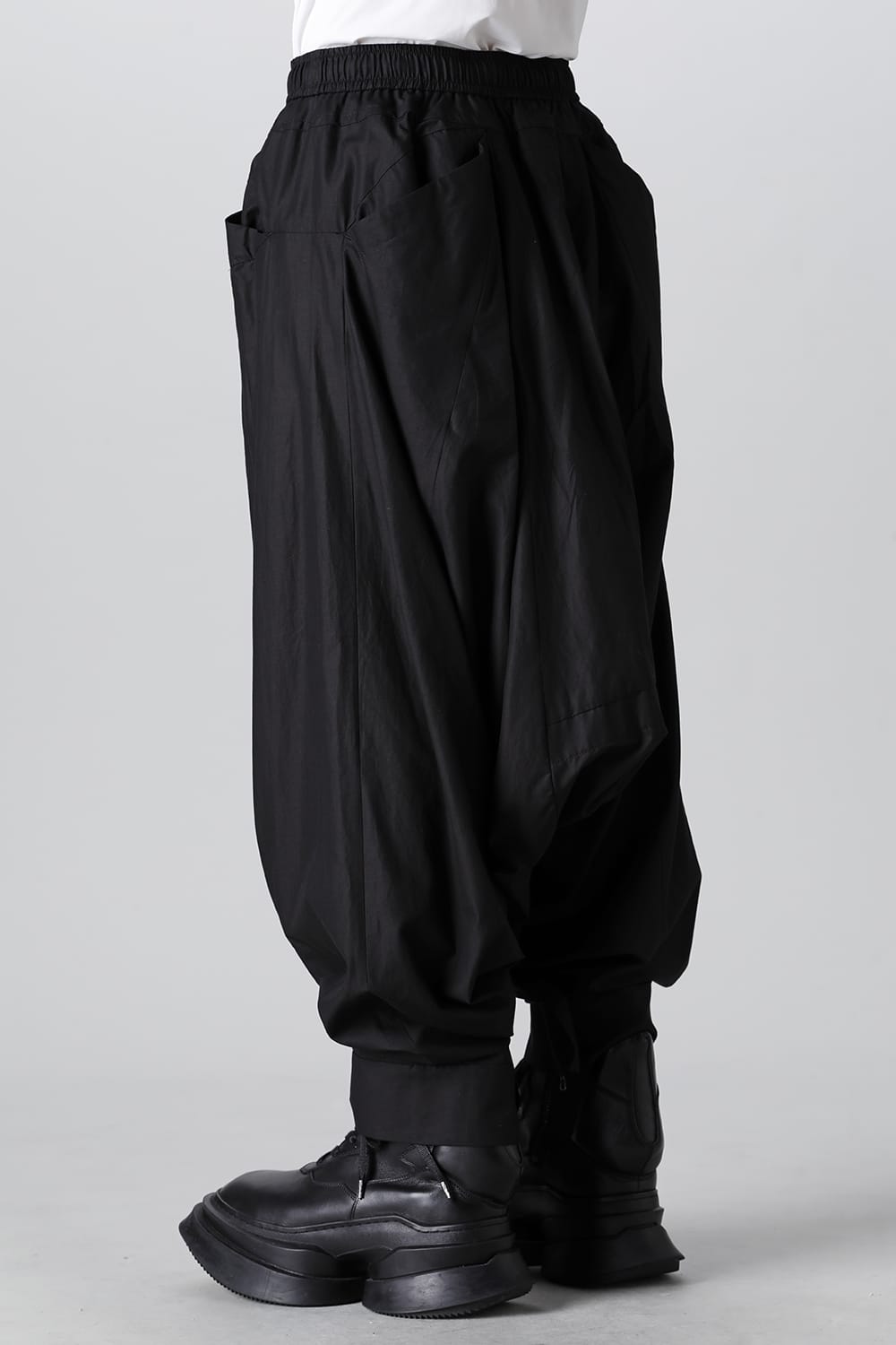 Viscose/Cotton Cinz Cloth Wide Sarrouel Pants