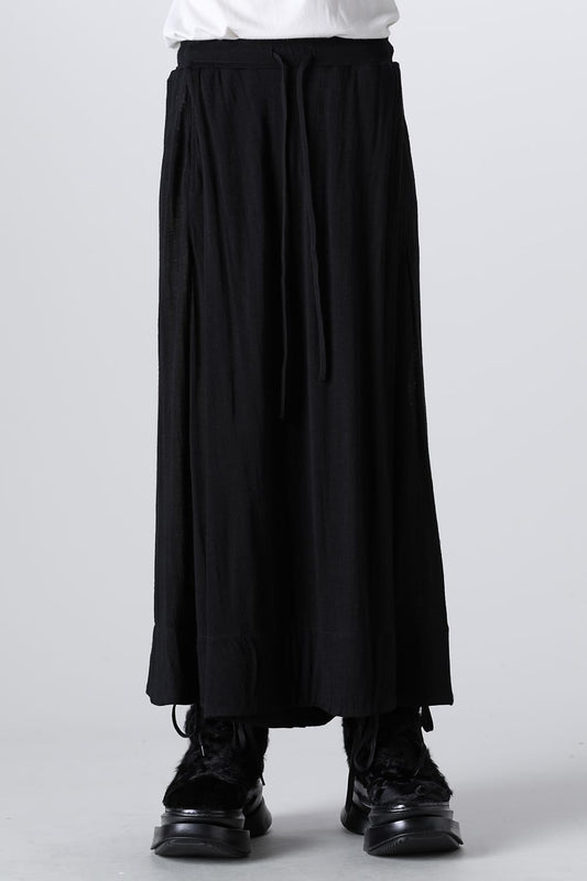 Overlap Easy Pants Black