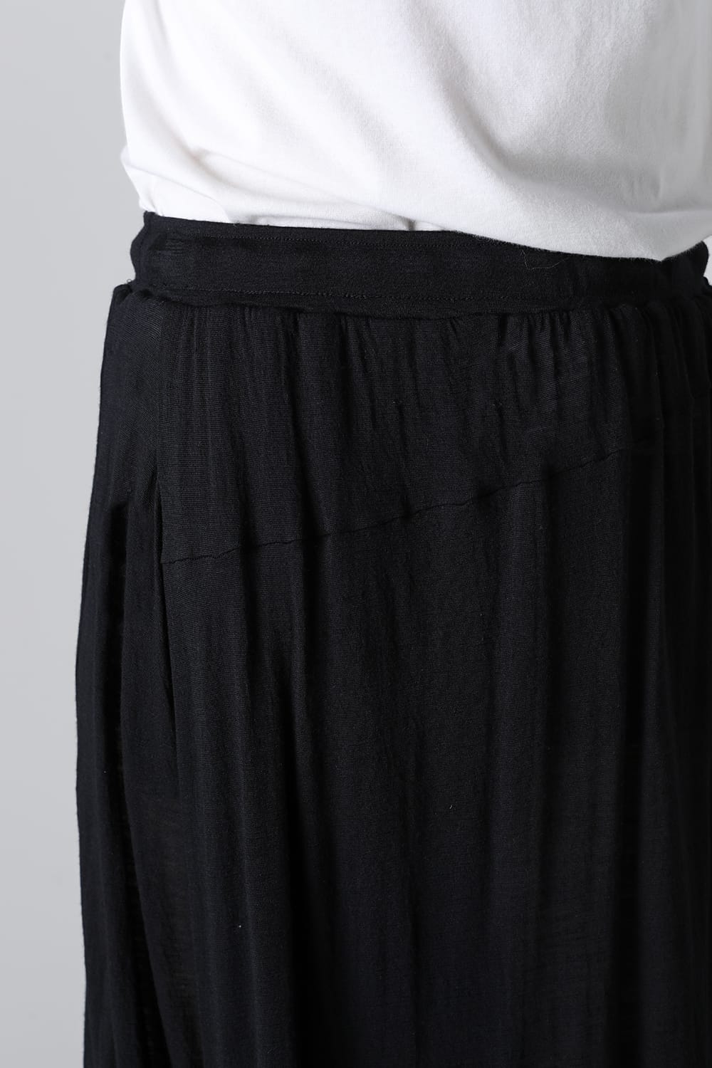 Overlap Easy Pants Black