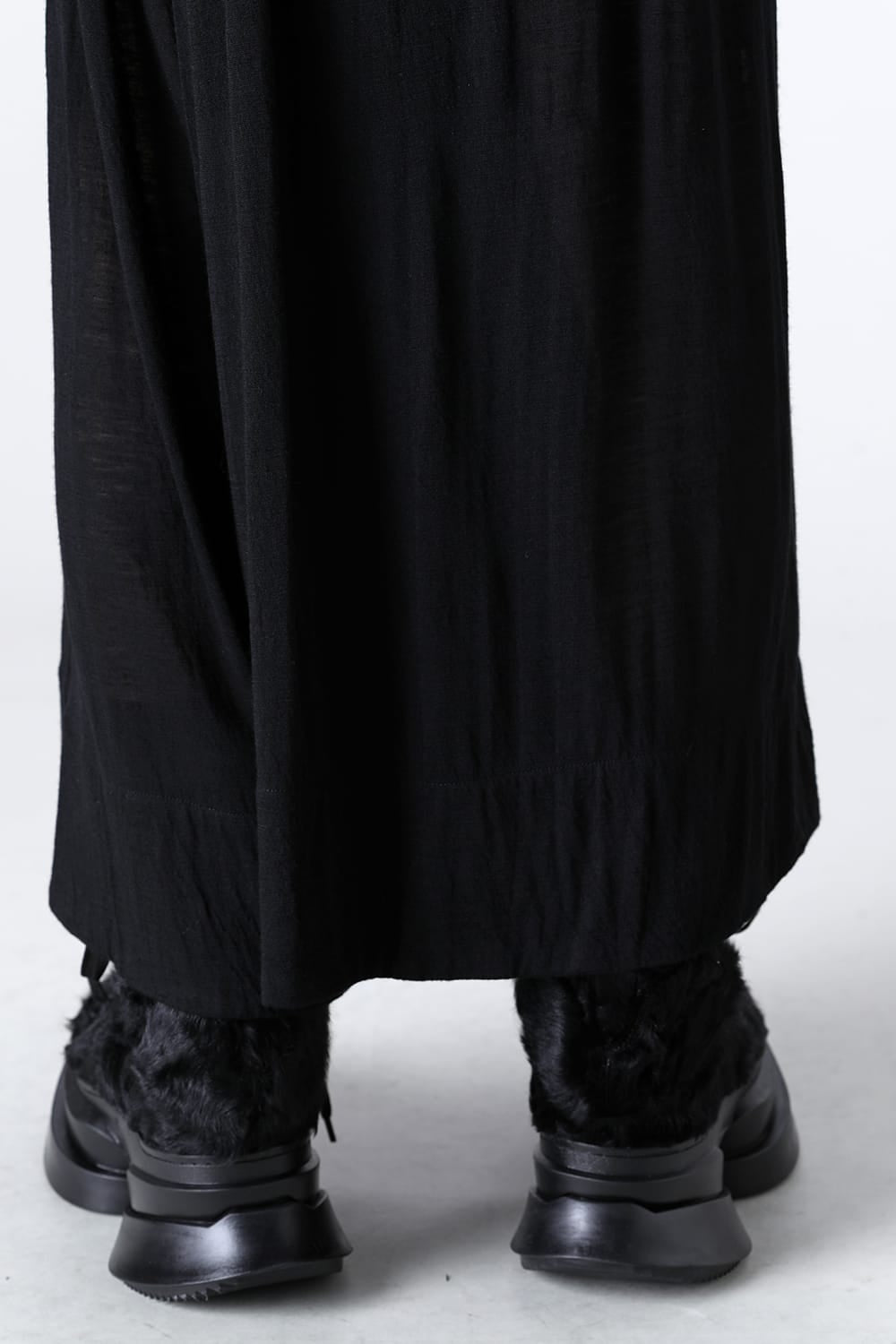 Overlap Easy Pants Black