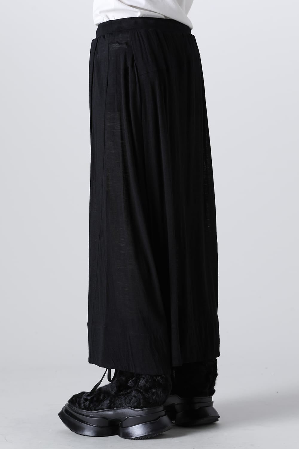 Overlap Easy Pants Black