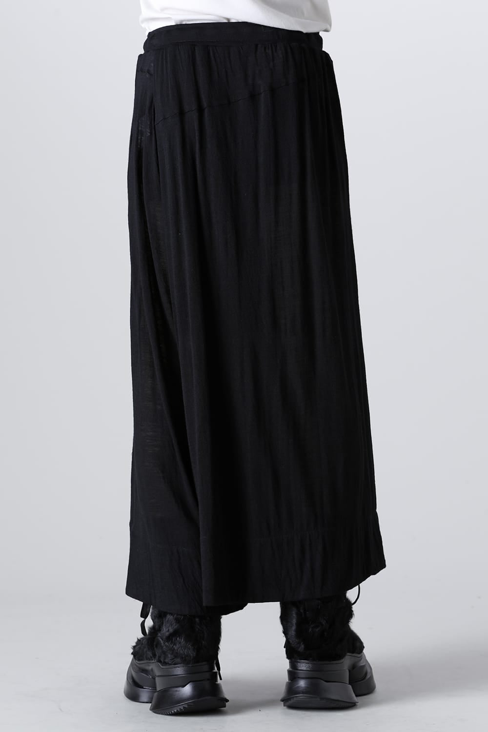 Overlap Easy Pants Black