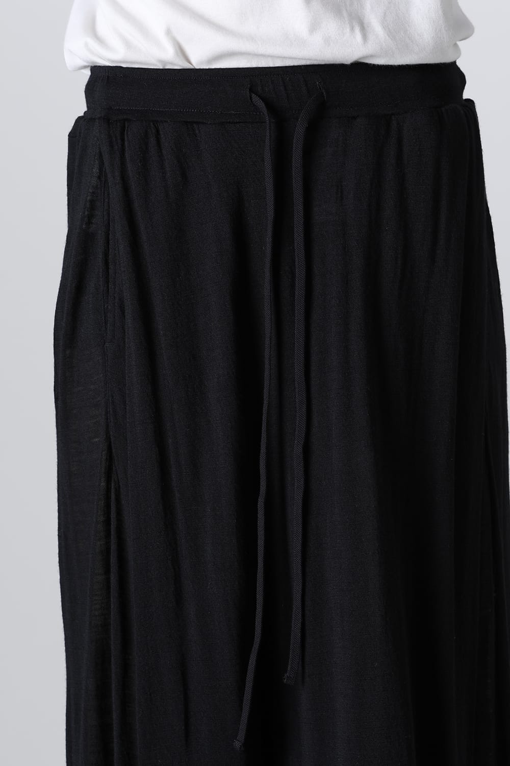 Overlap Easy Pants Black