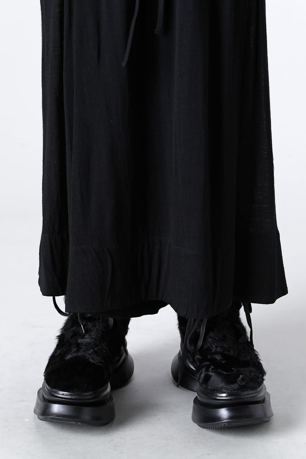 Overlap Easy Pants Black