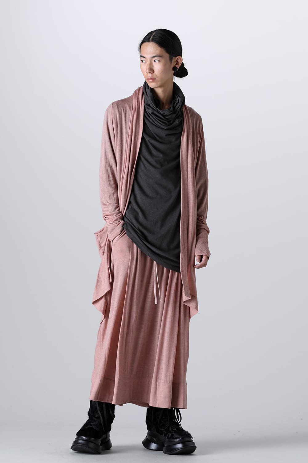 Overlap Easy Pants Pink