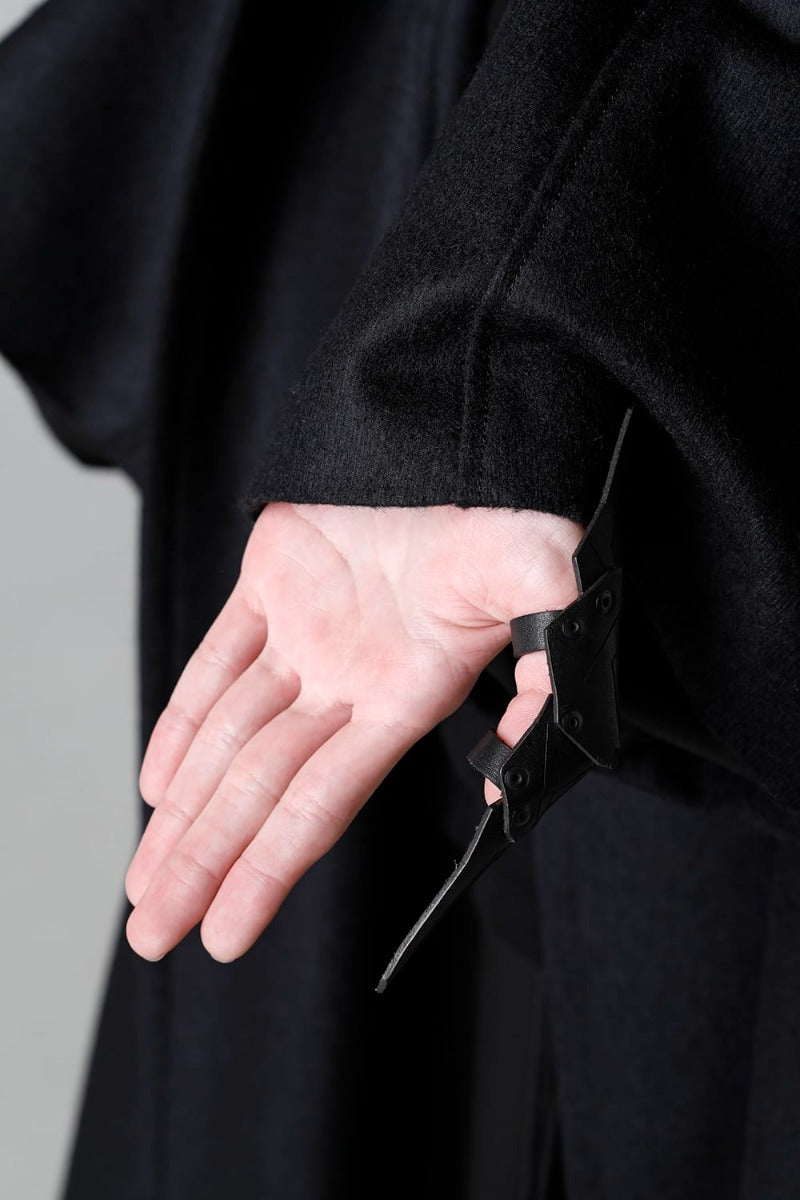 Crow Leather Ring (Short)