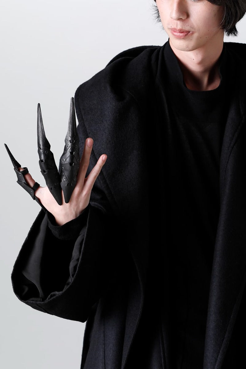 Crow Leather Ring (Short)