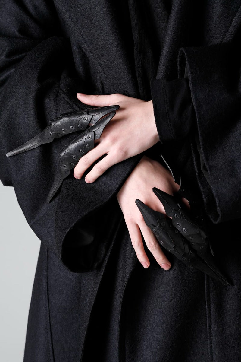 Crow Leather Ring (Short)