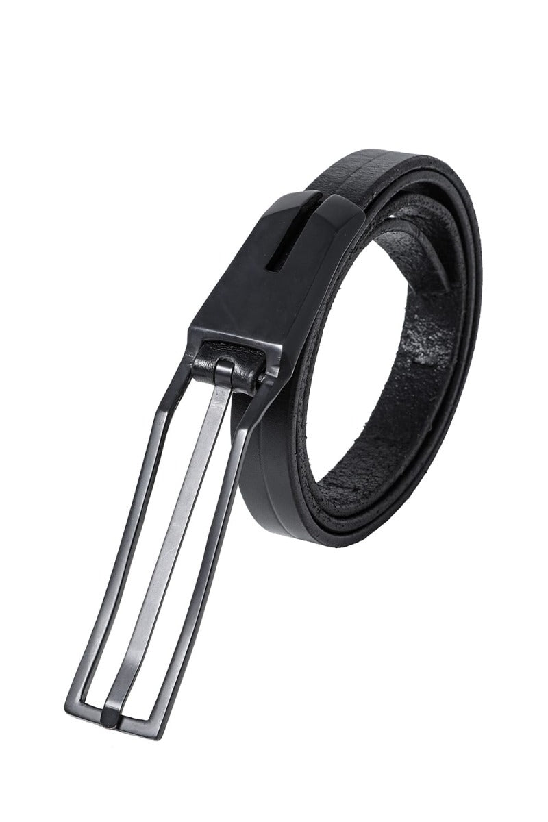 Cow Leather Belt Black