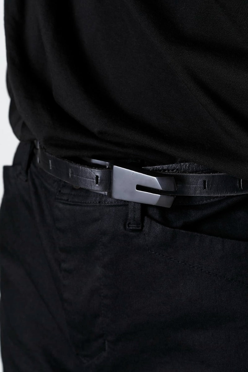 Cow Leather Belt Black