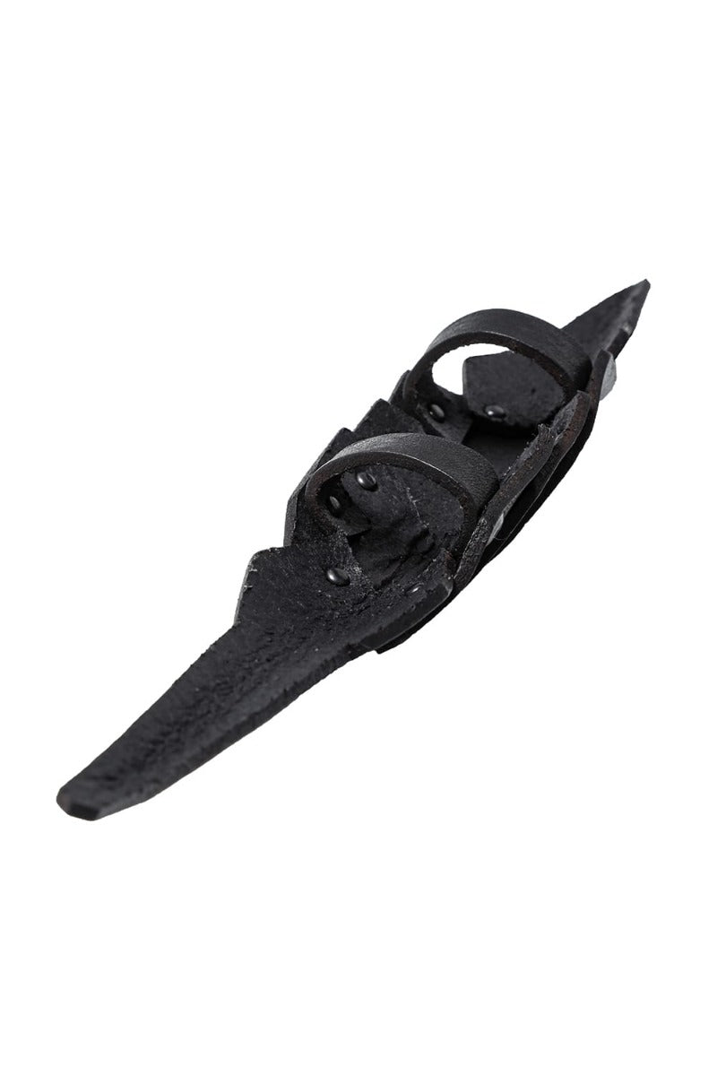 Crow Leather Ring (Long)