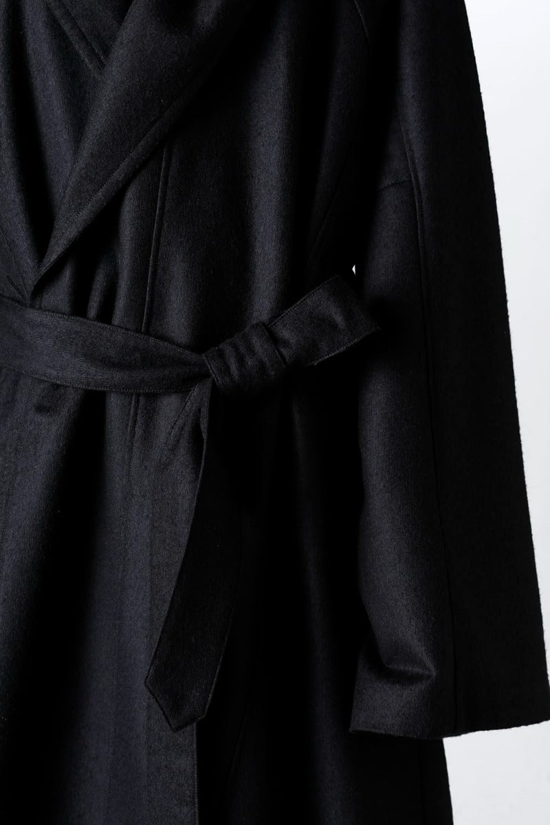 Warp Knit Melton Oversized Coat