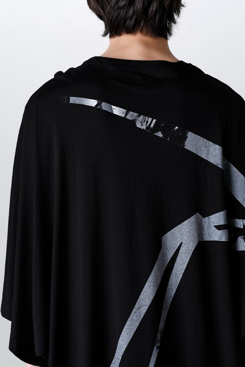 Printed Big Kite T-shirt Black