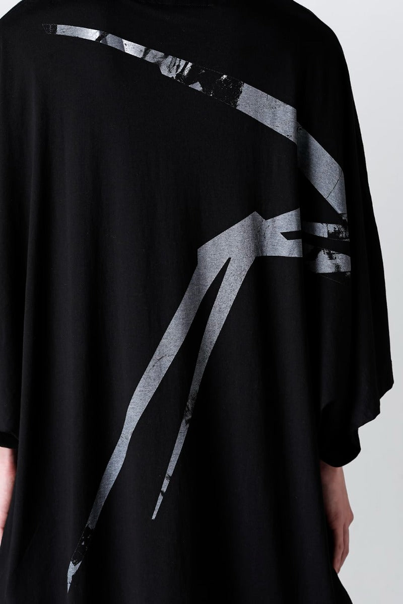 Printed Big Kite T-shirt Black