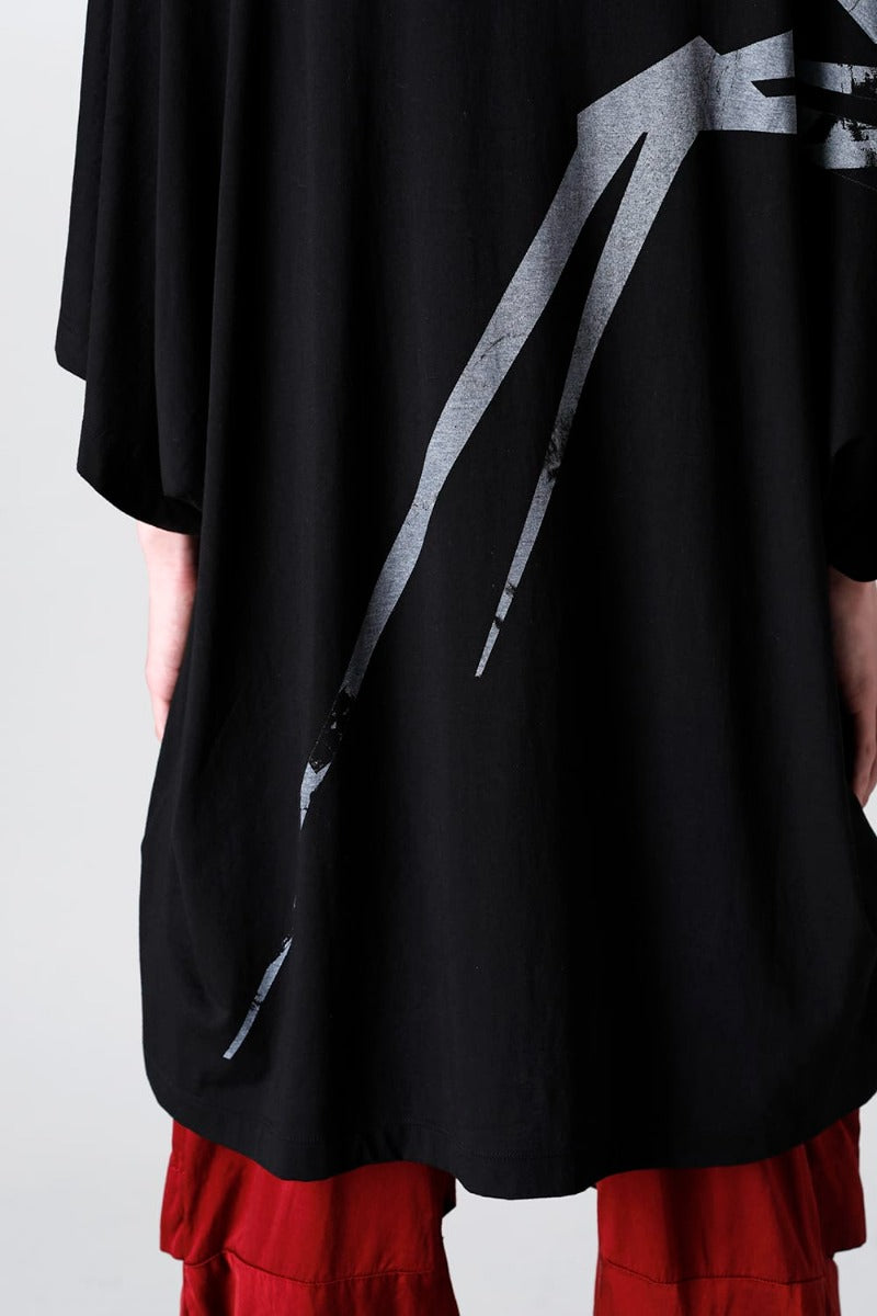 Printed Big Kite T-shirt Black