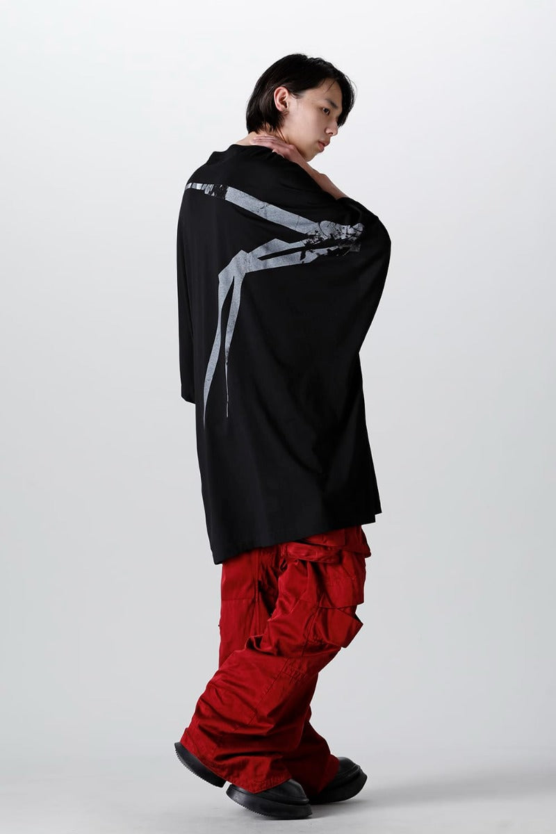 Printed Big Kite T-shirt Black