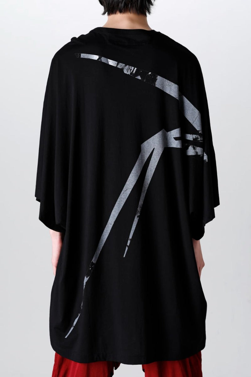 Printed Big Kite T-shirt Black
