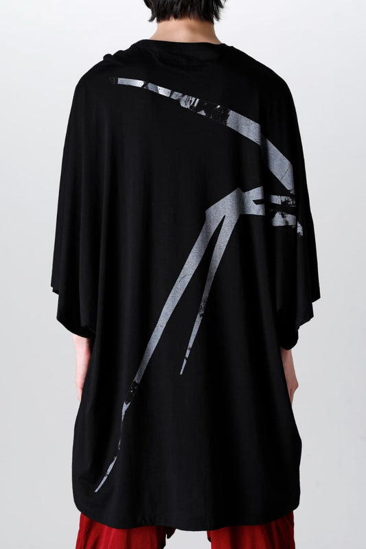 Printed Big Kite T-shirt Black