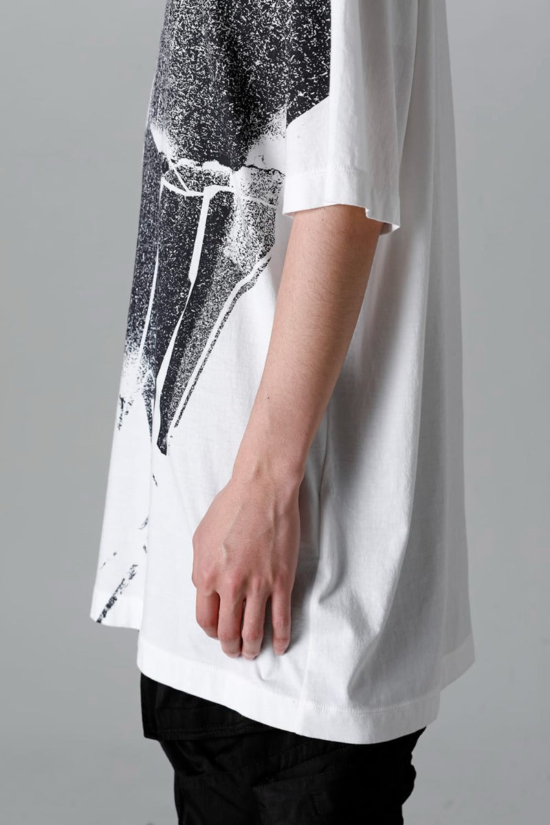 プリント レギュラー Tシャツ オフホワイト