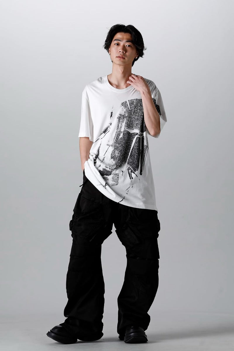 プリント レギュラー Tシャツ オフホワイト