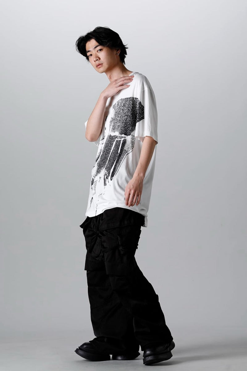 プリント レギュラー Tシャツ オフホワイト