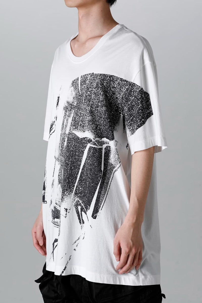 プリント レギュラー Tシャツ オフホワイト