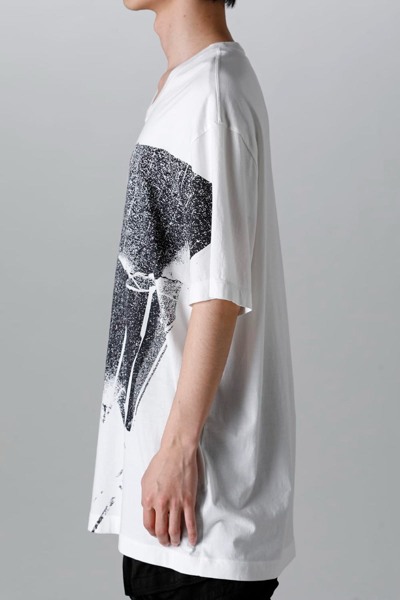 プリント レギュラー Tシャツ オフホワイト